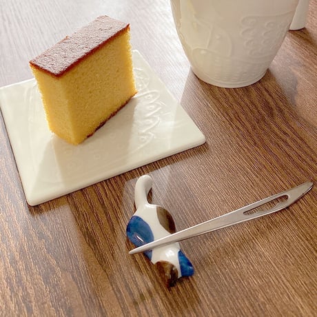 【波佐見焼】西海陶器 ネコ箸置　ミケ　箸置き はしおき カトラリーレスト【メール便アイテム】
