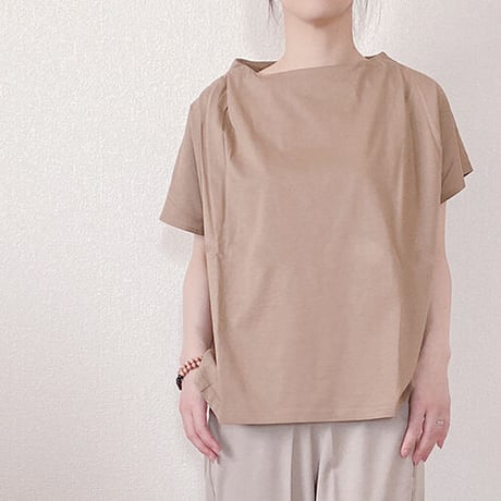 ドライタッチコットン　フレンチデザイン(4カラー)　00-tops-09