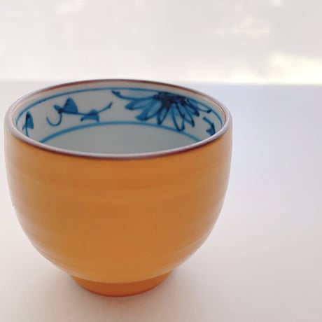 【波佐見焼】西海陶器　黄交趾 盃　酒器/おちょこ