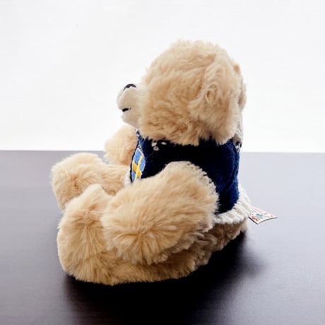 【NORDIC SOUVENIR】テディベア・スウェーデンロゴセーター13cm