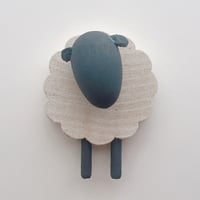 Larssons tra　木製マグネット シープホワイト by ラッセントレ－【メール便アイテム】