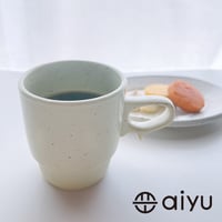 【波佐見焼】aiyu（アイユー）KIRITORU IRON 　マグ 　サンドホワイト