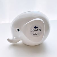 PALASET　エレファントバンクS 　ゾウ貯金箱  ホワイト