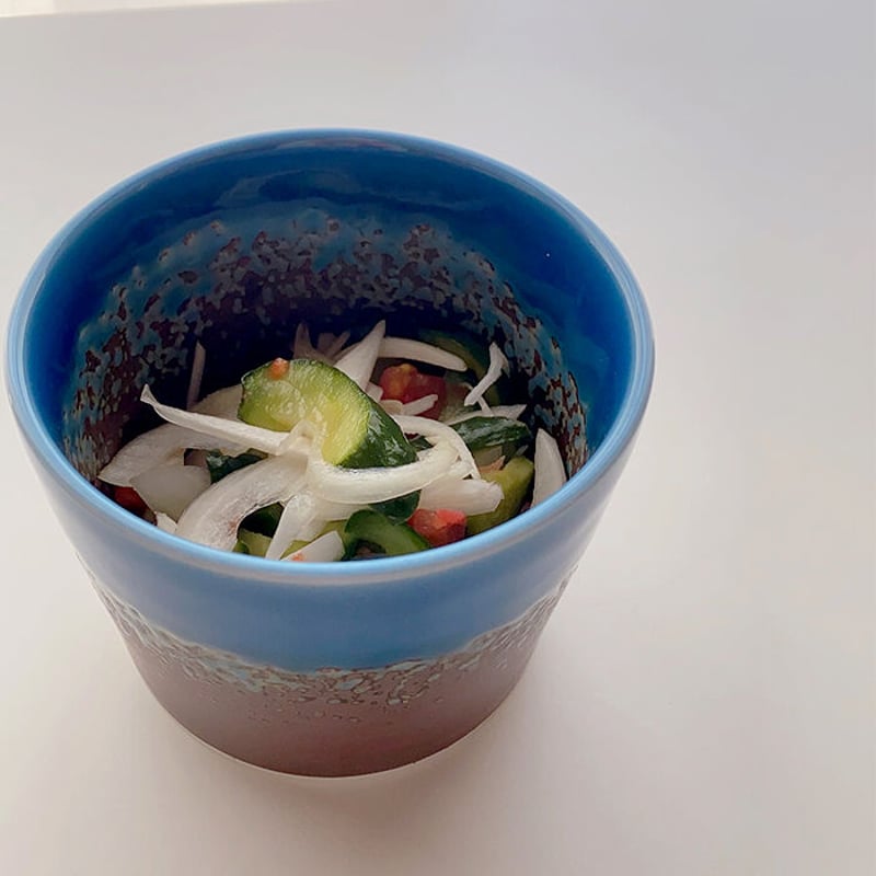 有田焼】西海陶器 南蛮ルリ 中鉢 丼椀/漬物鉢/ボウル/器/丼ぶり鉢 | Flow