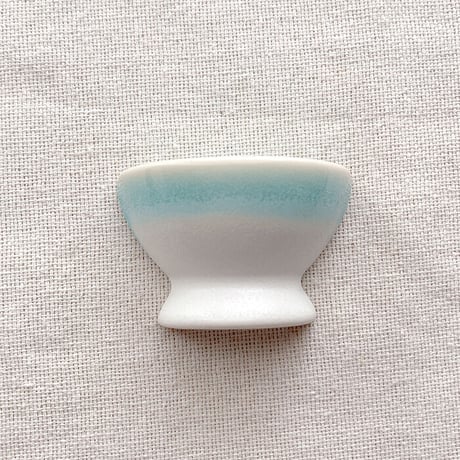 【波佐見焼】西海陶器くらわんか碗 箸置　ライトブルー　箸置き はしおき カトラリーレスト【メール便アイテム】