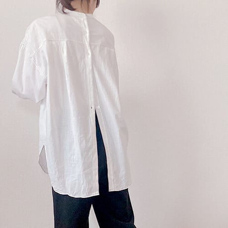 配色ステッチルーズシャツ(1カラー)　02-tops-11