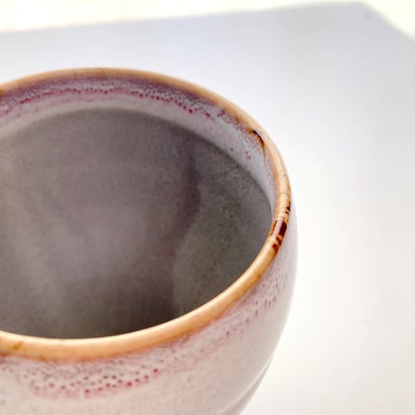 【波佐見焼】西海陶器　たわみカップ　珊瑚　酒器/フリーカップ