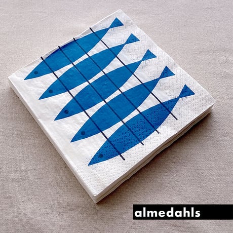 almedahls/アルメダールス　ペーパーナプキン20枚入り　ニシン【メール便アイテム】