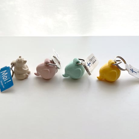 PLASTEP　エレファントキーリング フレンチピンク Flowオリジナルポーチ入り　【メール便アイテム】