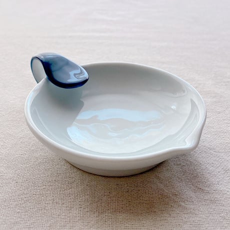 【波佐見焼】aiyu（アイユー）お玉立　呉須巻　小皿 ソース入れ 薬味入れ