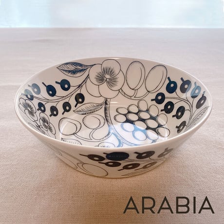 ARABIA/アラビア  パラティッシ　ボウル17cm　 ブラック