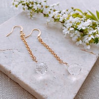 Flow accessories  クリスタルドロップピアス/イヤリング【メール便アイテム】