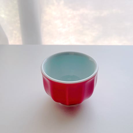 【有田焼】西海陶器　赤釉 盃　/酒器