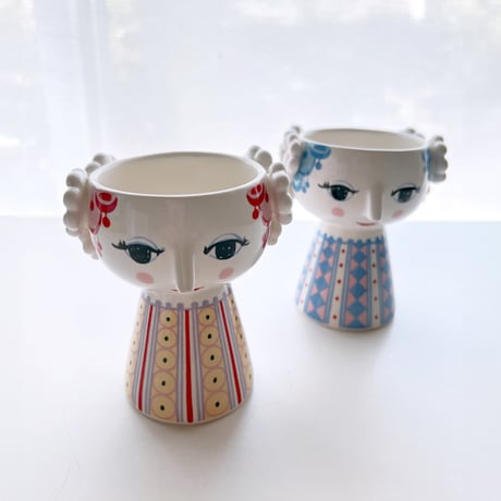 Bjorn Wiinblad/ビヨン・ヴィンブラッド　キャンドルホルダー Eva/エヴァ ラベンダー　フラワーベース/花瓶/フラワースタンド