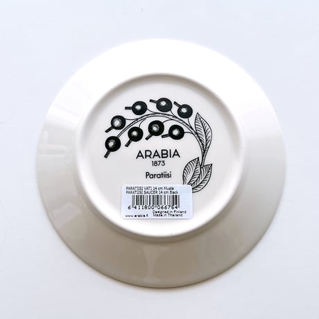 ARABIA/アラビア  パラティッシ　プレート14cm　 カラー/ブラック
