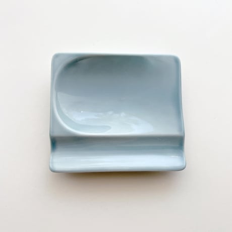 【波佐見焼】aiyu（アイユー）重宝皿　水色釉　箸置き＆醤油・薬味皿【メール便アイテム】
