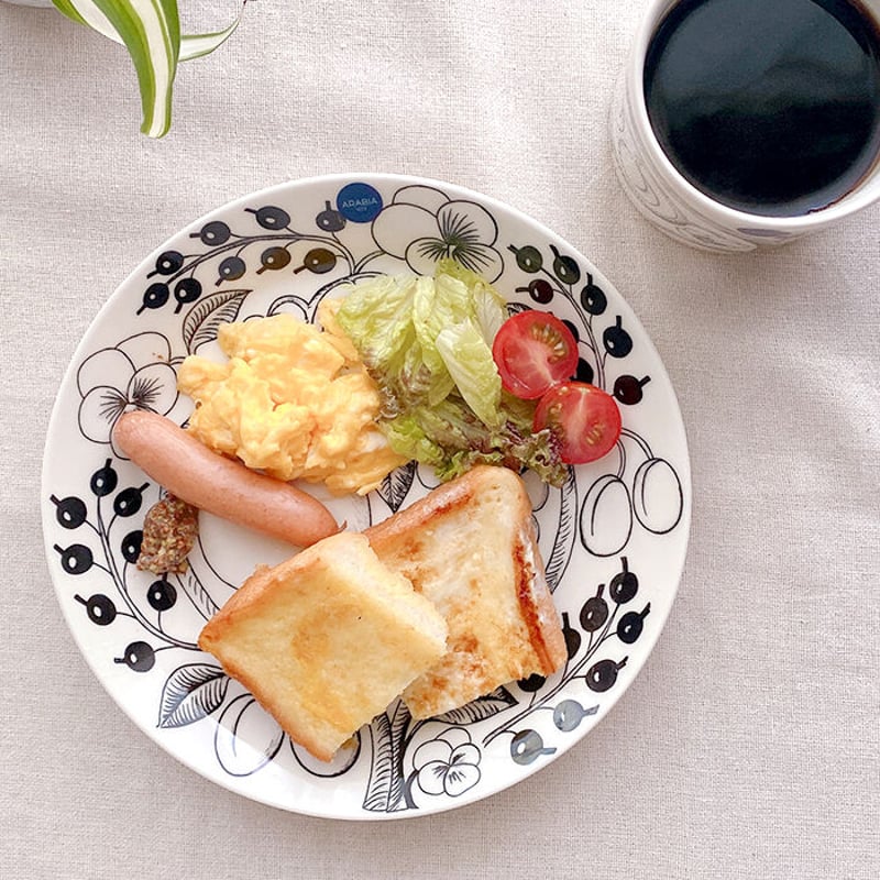 【人気カラー】新品☆アラビア ブラックパラティッシ 21cmプレート 2枚 楽天市場】【今だけクーポン配布中】アラビア ブラック