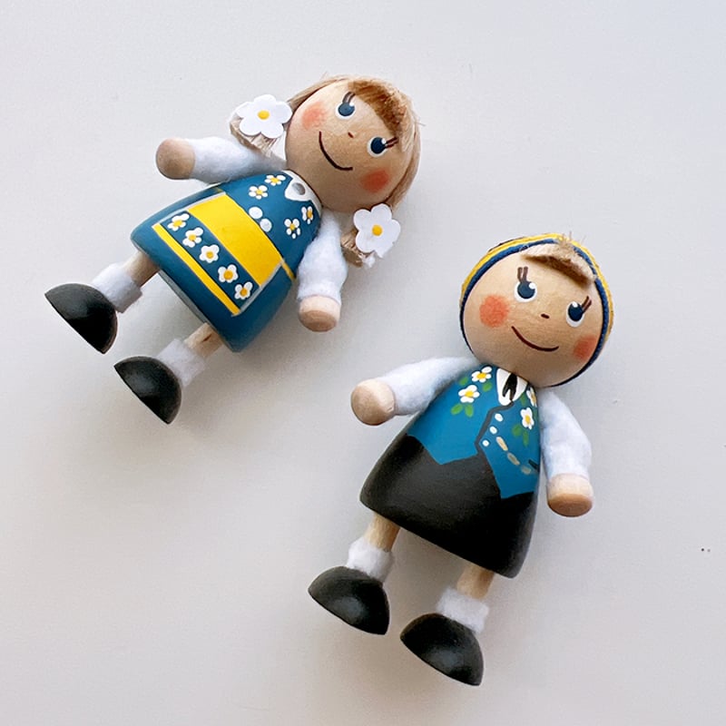 Nittsjo/ニットショー スウェーデン 野うさぎの親子 フィギュアリン Nittsjo/ニットショー スウェーデン 野うさぎの親子 フィギュアリン