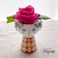 Bjørn Wiinblad/ビヨン・ヴィンブラッド　 エヴァ キャンドルホルダー/テラコッタ　フラワーベース/花瓶/フラワースタンド