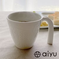 【波佐見焼】aiyu（アイユー）bird 　マグカップ　ホワイト