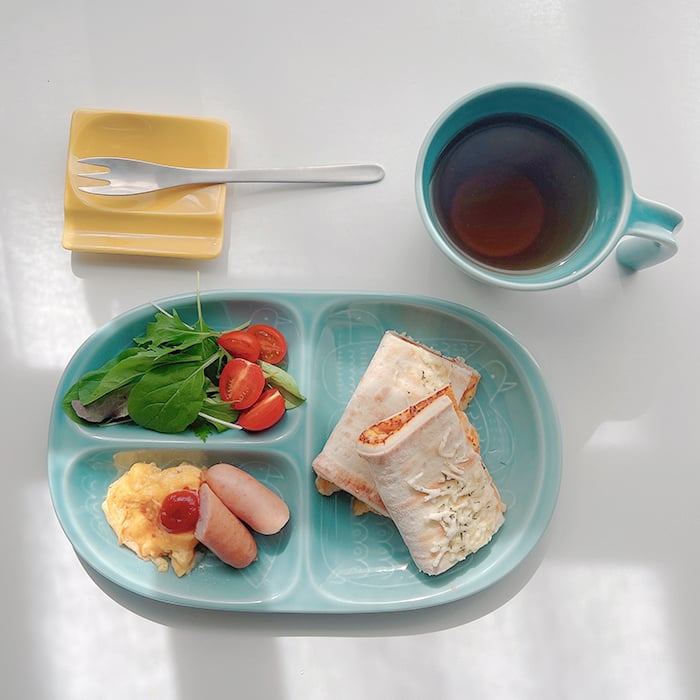 波佐見焼】aiyu（アイユー）bird ミディプレート 緑 | Flow