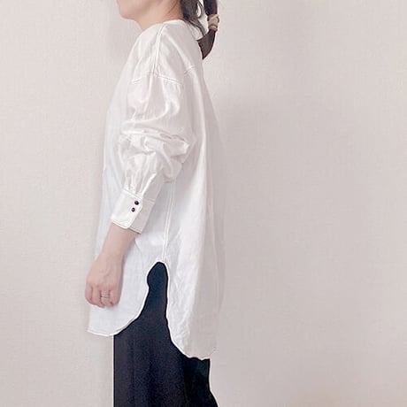 配色ステッチルーズシャツ(1カラー)　02-tops-11