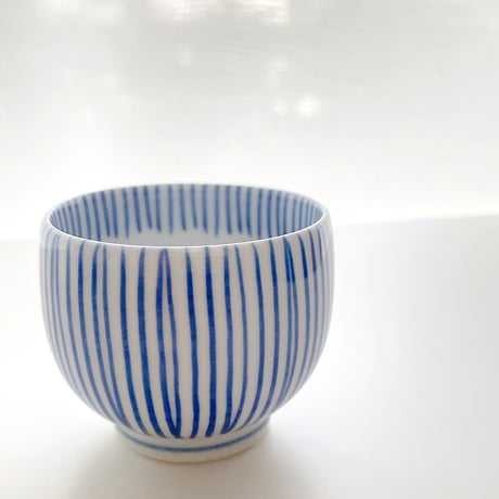 西海陶器　とくさ 盃　青　/酒器