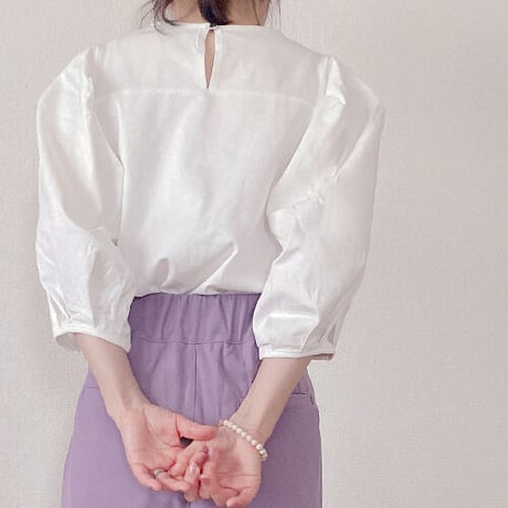 タックボリューム袖カットソー(4カラー)　02-tops-10