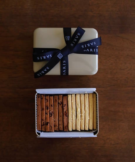 SARIS Cookies Sカン(S缶) - OLIVE -  | クッキー缶 4種フレーバー -オリーブ -