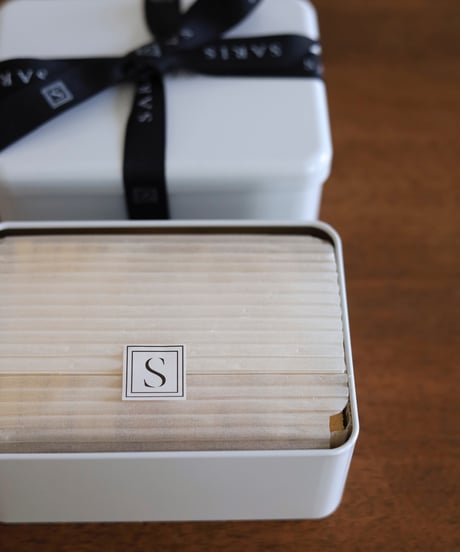 SARIS Cookies Sカン(S缶) - VEGAN -  | クッキー缶 4種フレーバー - ヴィーガン -