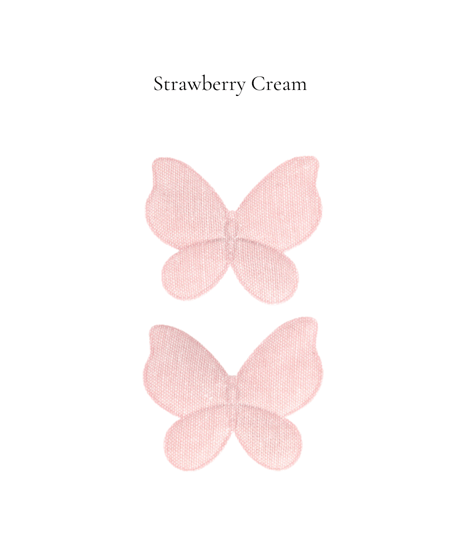 【Little Marshmallow】Butterfly Pigtail Clips // 3色展開