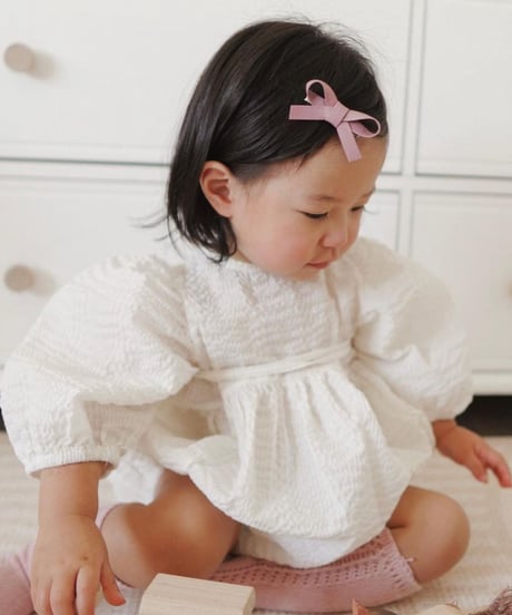【Little Marshmallow】Leather Bow // 4色展開