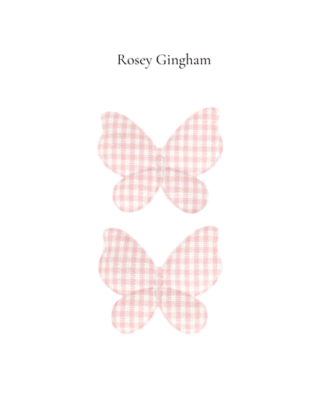 【Little Marshmallow】Butterfly Pigtail Clips // 3色展開