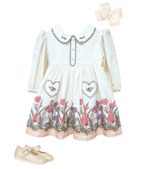 【DEAR GG】長袖/Lynette Dress