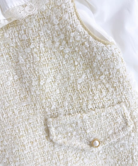 【fofettes】Tweed Dress -2色展開-