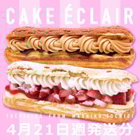 【4月21日週発送分 予約販売】季節のケーキ エクレア（6個詰合せ）