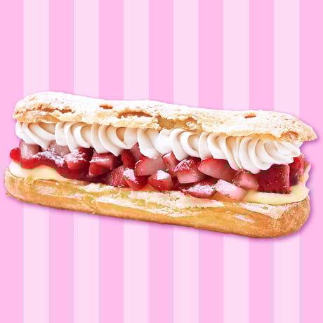 【4月28日週発送分 予約販売】季節のケーキ エクレア 4個入（簡易包装）