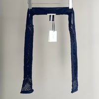 STRETCH LACE SHORT TOPS (Navy)