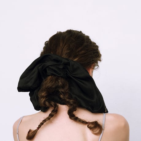 Silk Square Large Scrunchie