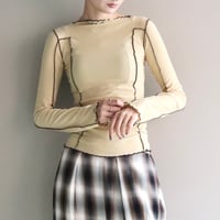 OMATO LONG SLEEVE TEE (YELLOW)