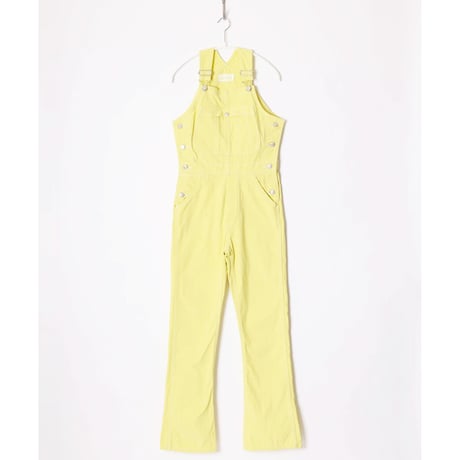 SLIM FLARE DENIM OVER-ALL（LEMON）