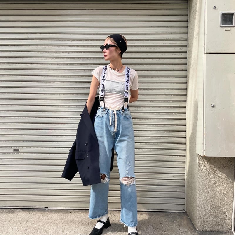 d.i.a ズボン INDIVI パンツ 「SETUP可能/涼しい」コットンワイドパンツ