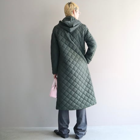 OTTER -quilting coat-  (Dark khaki)
