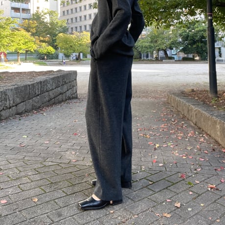 WOOL BOUCLE PAJAMA PANTS