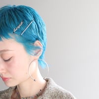 Logo & Rhinestone Hair Pins - 4 Piece Set