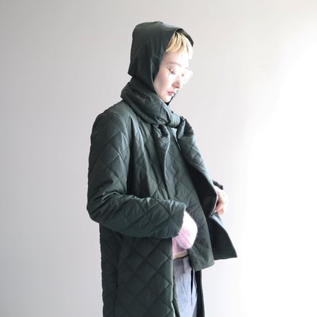 OTTER -quilting coat-  (Dark khaki)