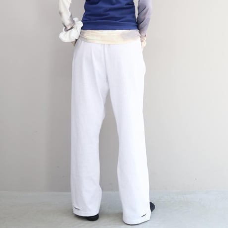 SUPER FINE DRY DAMAGE WIDE PANTS (GRY)