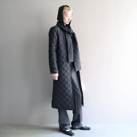 OTTER -quilting coat-  (Black)