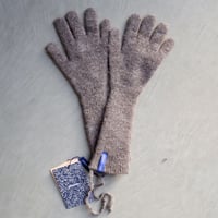 PETER - knit gloves (TAUPE)