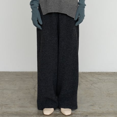 WOOL BOUCLE PAJAMA PANTS
